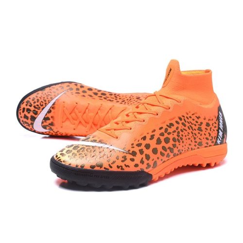 fodboldstøvler Nike Mercurial SuperflyX 6 Elite TF - CR7 Sort Orange_7.jpg
